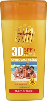 SunVivaco opalovací mléko pro děti SPF30 voděodolné 200 ml