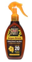 Sun Vital Sun Vivaco Opalovací mléko s arganovým olejem SPF20 rozprašovací 200 ml