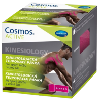 Cosmos Active Kinesiology 5 cm x 5 m tejpovací páska 1 ks růžová