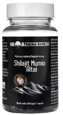 Pharma Activ Shilajit Mumio Altai 60 kapslí Pharma Activ Shilajit Mumio Altai 60 kapslí