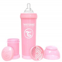 Twistshake Kojenecká láhev AntiColic Light Pink 330ml