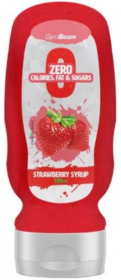 GymBeam Strawberry Syrup 320 ml strawberry