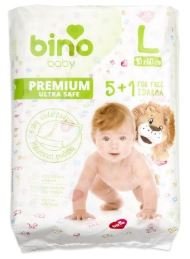 BINO Baby přebalovací podložky 6 ks 60 x 90 cm