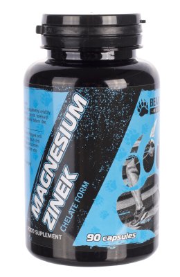 BEAR FOOT NUTRITION Magnesium + Zinek 90 kapslí