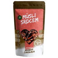 Topnatur Müsli srdcem Belgická čokoláda&Brusinky 350 g Topnatur Müsli srdcem Belgická čokoláda&Brusinky 350 g