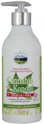 Herb Extract Ošetřující krém s konopným olejem 400 ml