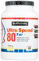 Survival Nutrition Ultra Speed 80 Fair Power vanilka 1000g - Survival Ultra Speed 80 Fair Power 1000 g