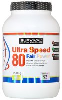 Survival Nutrition Ultra Speed 80 Fair Power vanilka 2000g - Suvrival Ultra Speed 80 Fair Power 2000 g