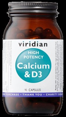 Viridian High Potency Calcium & D3 90 kapslí (Vápník s vitamínem D3) Viridian High Potency Calcium & D3 90 kapslí (Vápník s vitamínem D3)
