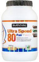 Survival Nutrition Ultra Speed 80 Fair Power ledová káva-smetana 2000g - Suvrival Ultra Speed 80 Fair Power 2000 g