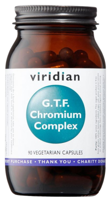 Viridian G.T.F. Chromium Complex 90 kapslí (Komplex zinku, ALA a chromu) Viridian G.T.F. Chromium Complex 90 kapslí (Komplex zinku, ALA a chromu)