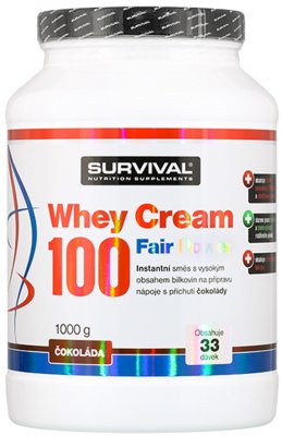 Survival Nutrition Whey Cream 100 Fair Power čokoláda 1000 g