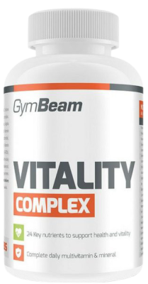 GymBeam Multivitamín Vitality Complex unflavored 120 tablet