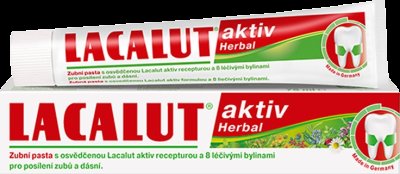 Lacalut Aktiv Herbal zubní pasta 75ml