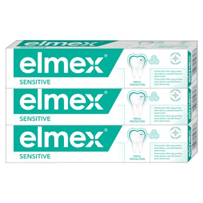 Zubní pasta pro citlivé zuby Sensitive 3x75ml
