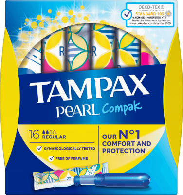 Tampax tampony Pearl Regular 16 ks