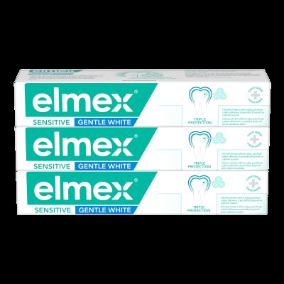 Bělicí zubní pasta pro citlivé zuby Sensitive Whitening 3x75ml