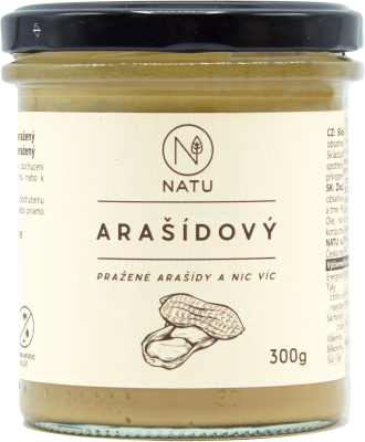 NATU Arašídový krém pražený 300 g