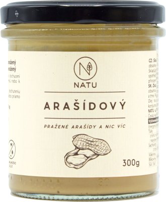 NATU Arašídový krém pražený 300 g NATU Arašídový krém pražený 300 g