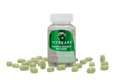 Ivy Bears vlasové vitamíny pro muže 60 ks