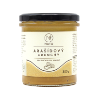 NATU Arašídový krém crunchy 300 g
