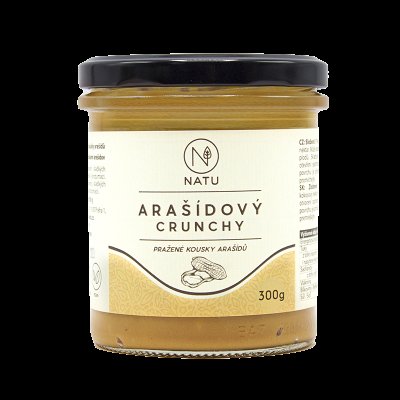 NATU Arašídový krém crunchy 300 g