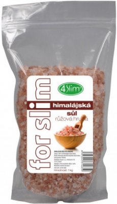 4slim Himalájská sůl růžová hrubá 1kg