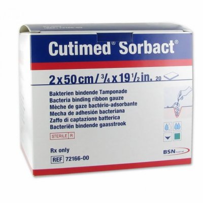 Cutimed Sorbact antimikrob.krytí pří.v roli 2x50cm