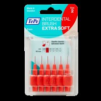 TePe Mezizubní kartáček Extra Soft pastelově červený 0,5mm 6ks