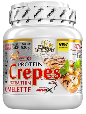 AMIX Mr. Popper's Protein Crepes, Natural, 520g