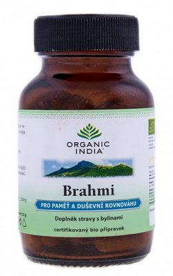 Organic India Brahmi BIO 60 kapslí