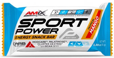 AMIX, Sport Power Energy Snack Bar, Mango, 45g