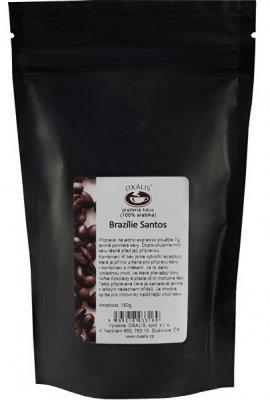 Oxalis Oxalis Brazílie Santos - zrnková káva 150 g