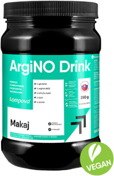 Kompava ArgiNO drink 350g/32 dávek, jablko-limetka