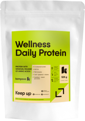 Kompava Protein Wellness Daily Protein 65% 525g - natural