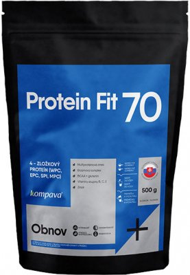 Kompava ProteinFit 70 500g, cappuccino