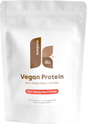 Kompava Vegan Protein 525g/15 dávek - čokoláda - višeň