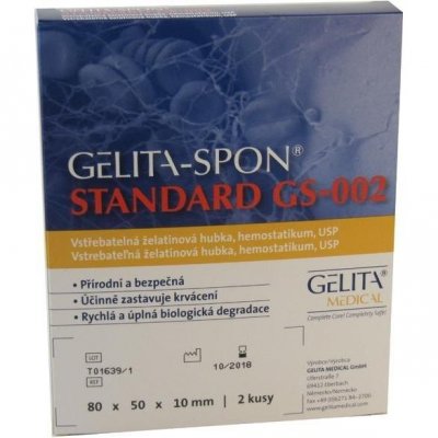 GelitaSpon Standard GS-002 80x50x10mm/2ks