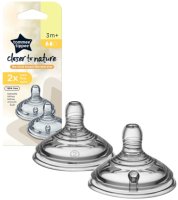 Tommee Tippee C2N Náhradní savička střední průtok 3m+ 2 ks