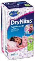 Plenkové kalhotky Dry Nites pro děvčata s váhou 17-30kg 10ks