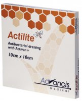 Actilite 10x10cm krytí antimicrobial s medem 10ks