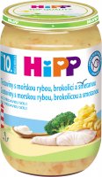 HiPP JUNIOR Těstoviny s rybou brokolicí a sm. 220 g