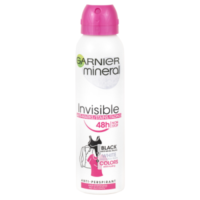 Garnier Mineral Invisible Black & White deospray Woman 150 ml