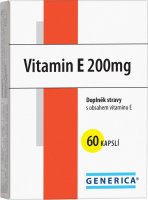 Generica Vitamin E 200 mg 60 kapslí