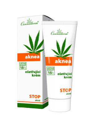 Cannaderm Aknea konopný ošetřující krém 75 g