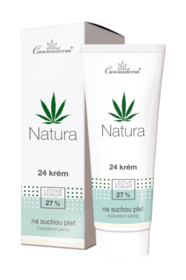 Cannaderm Natura 24 krém na suchou pleť 75g