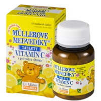 Müllerovi medvídci s vit.C a přích.citronu 45 tablet Müllerovi medvídci s vit.C a přích.citronu 45 tablet