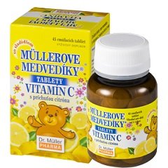 Müllerovi medvídci s vit.C a přích.citronu 45 tablet