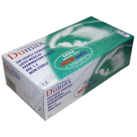 DUMAX vyšetř.latex.nester.pudr.rukavice M 100ks