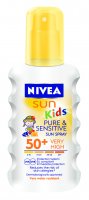 NIVEA SUN Dět.sprej na opal. Sensit. OF50+ 200ml